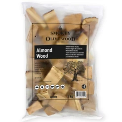 Smokey Olive Wood Amandelhout Chunks 1,5 Kg