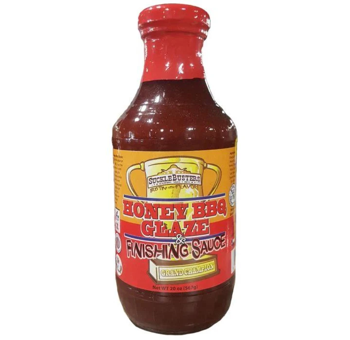 SuckleBusters Honey BBQ Glaze And Finishing Sauce 20oz 1 SuckleBusters Honey BBQ Glaze And Finishing Sauce 20oz