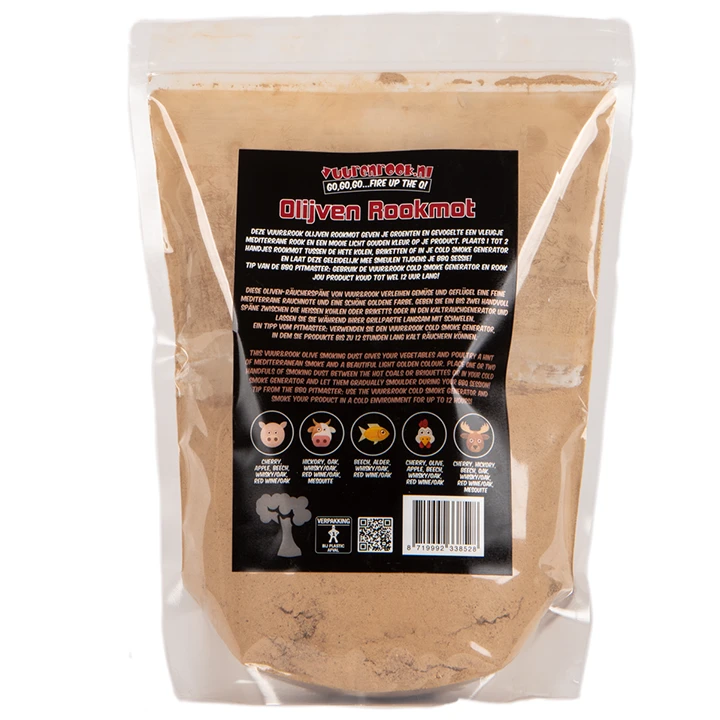 Vuur&Rook Rookmot Olijf 1,5 Kg 2 Vuur&Rook Rookmot Olijf 1,5 Kg - Image 2