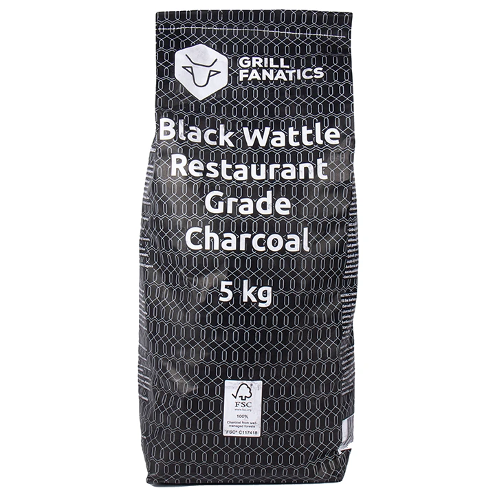 Grill Fanatics Restaurant Grade Charcoal Black Wattle 5 Kg 1 Grill Fanatics Restaurant Grade Charcoal Black Wattle 5 Kg