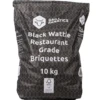 Grill Fanatics Black Wattle Restaurant Grade Briketten Pillow Shape 10 Kg