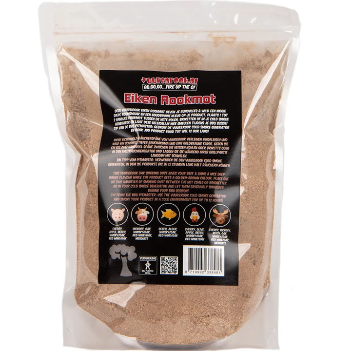 Vuur&Rook Rookmot Eiken 1,5 Kg 2 Vuur&Rook Rookmot Eiken 1,5 Kg - Image 2