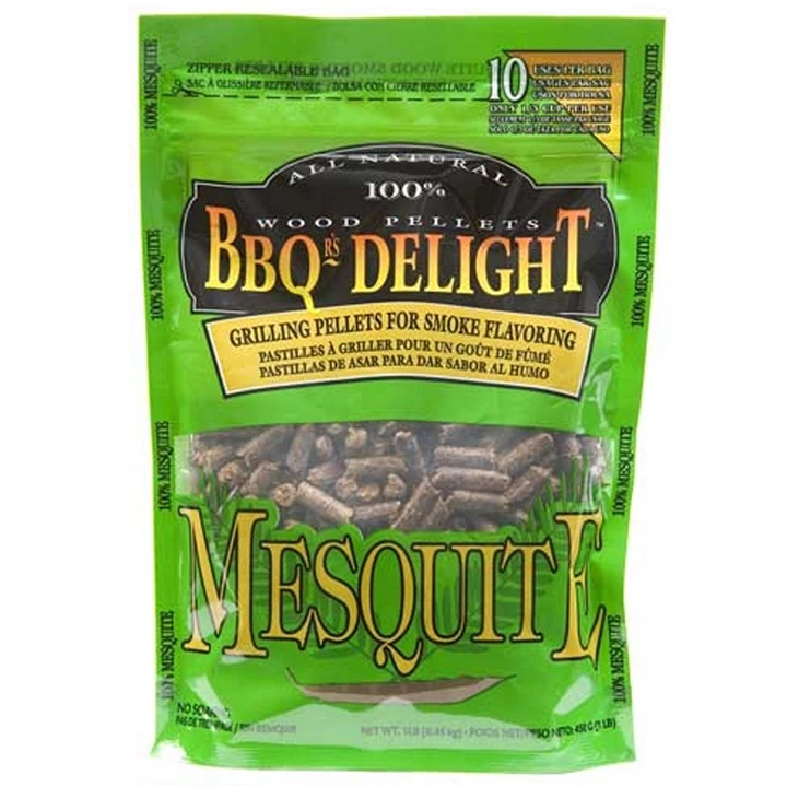 BBQ Delight Mesquite BBQ Pellets 450 Gram 1 BBQ Delight Mesquite BBQ Pellets 450 Gram
