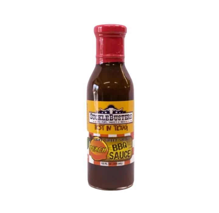 SuckleBusters Peach BBQ Sauce 12oz 1 SuckleBusters Peach BBQ Sauce 12oz