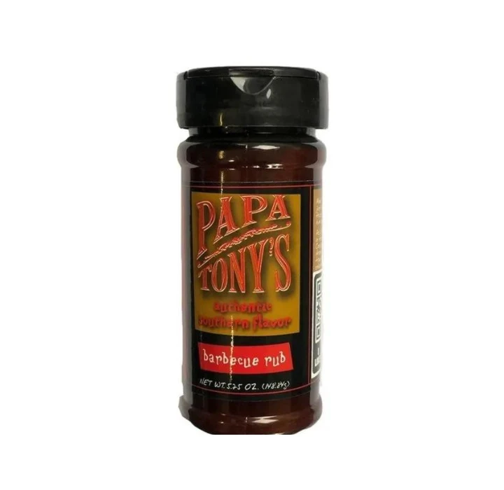 Papa Tony's (Tony Stone) BBQ Seasoning 6oz 1 Papa Tony's (Tony Stone) BBQ Seasoning 6oz