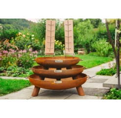 Finnwerk Vuurschaal Harri Rustiek 60 -BBQ Verkoop image 1663