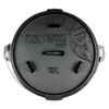 Valhal Outdoor Dutch Oven 8.4 Quarts / 8 Liter Met Pootjes Op De Deksel