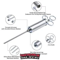 Vuur&Rook RVS Injector Met Dubbele Naald -BBQ Verkoop image 506