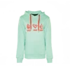 Big Green Egg Hoodie Dames Mint Green