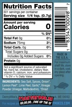 Denny Mike's Fintastic Seafood Rub 7oz -BBQ Verkoop image 838