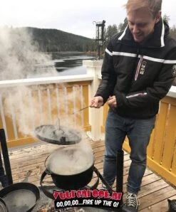 Vuur&RookDutch Oven 6 Quarts Met Coolgripp -BBQ Verkoop image 873